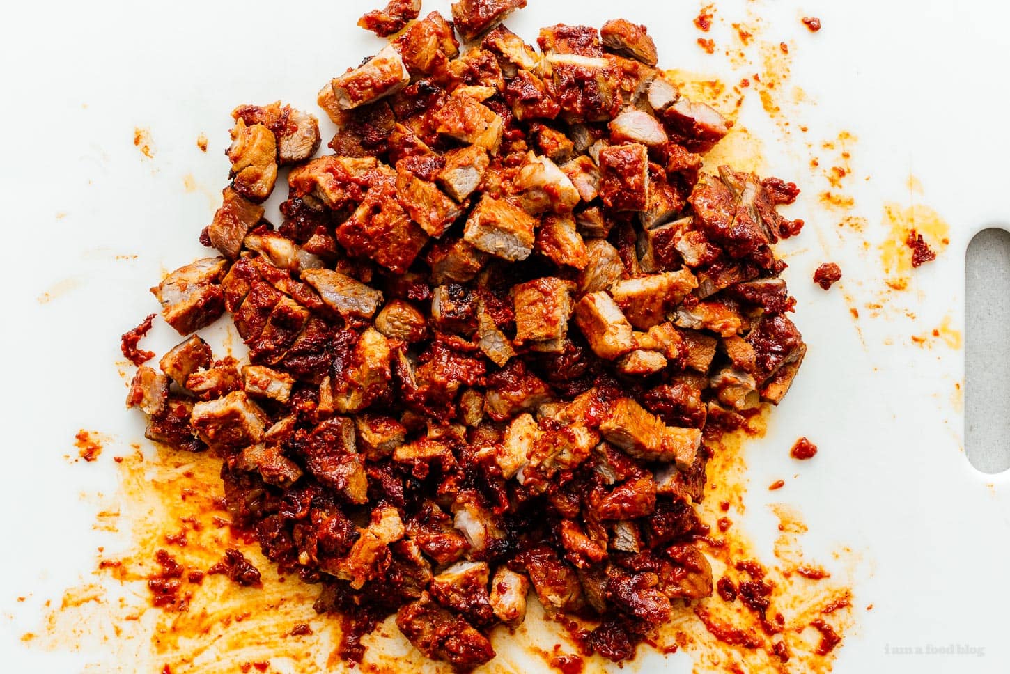 chopped al pastor | www.iamafoodblog.com