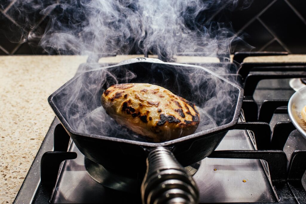 No Yeast Cheesy Naan Bread | www.iamafoodblog.com