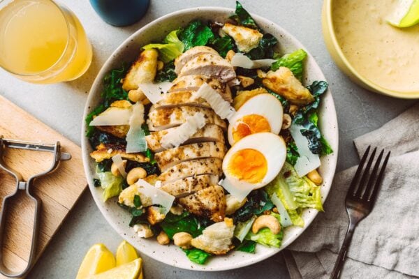 chicken caesar salad recipe | www.iamafoodblog.com