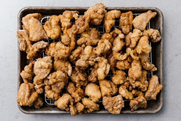 single fried chicken karaage | www.iamafoodblog.com
