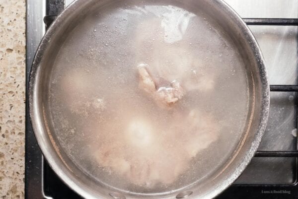 blanching oxtails | www.iamafoodblog.com